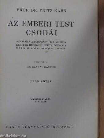 Az emberi test csodái I. (töredék)