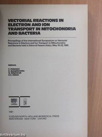 Vectorial Reactions in Electron and Ion Transport in Mitochondria and Bacteria