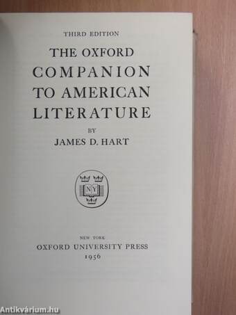 The Oxford Companion to American Literature