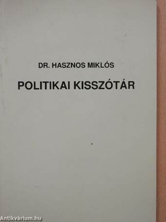 Politikai kisszótár