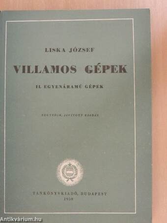 Villamos gépek II. 