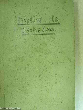 Handbuch für Donaureisen 1937