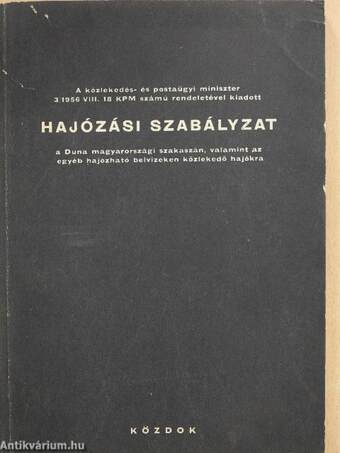 Hajózási szabályzat