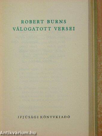 Robert Burns válogatott versei