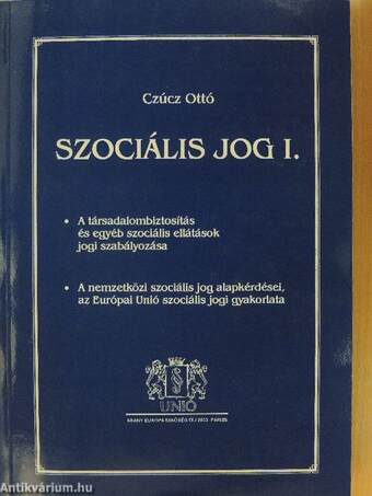 Szociális jog I.