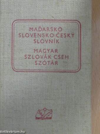 Magyar-szlovák-cseh szótár