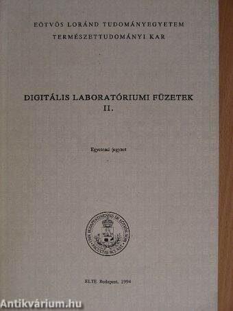 Digitális laboratóriumi füzetek II.