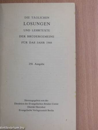 Losungen 1988