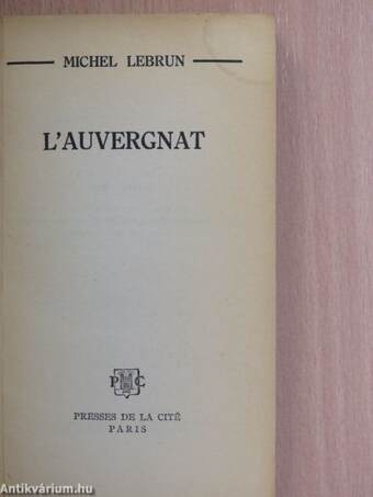 L'auvergnat