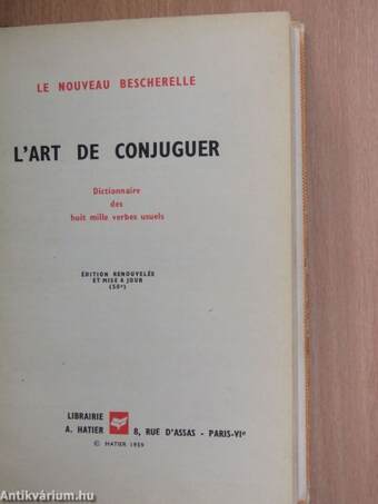 L'art de conjuguer