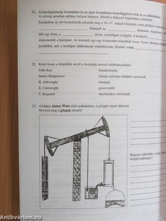 Történelem munkafüzet 7.