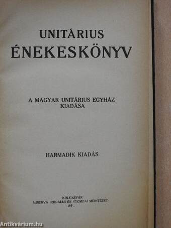 Unitárius énekeskönyv