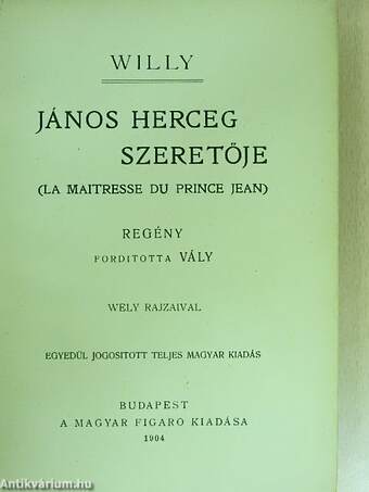 János herceg szeretője