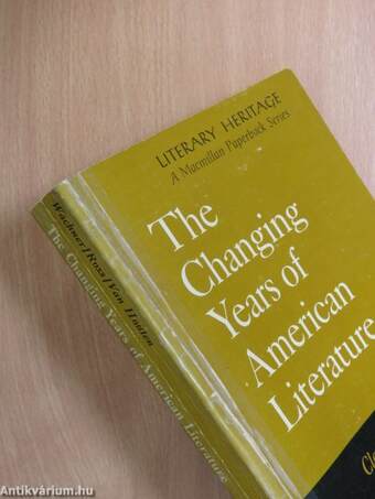 The Changing Years of American Literature