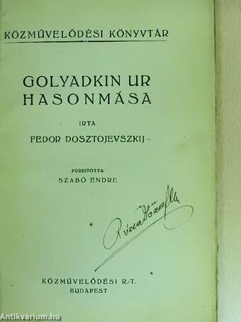 Golyadkin ur hasonmása