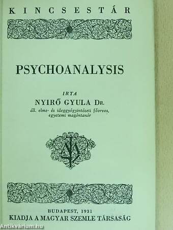 Psychoanalysis