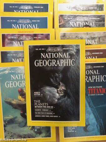 National Geographic 1985. (nem teljes évfolyam)