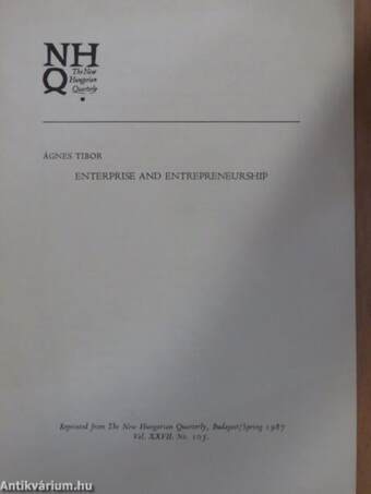 Enterprise and Entrepreneurship