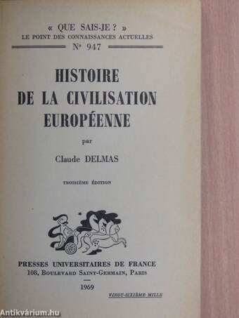 Histoire de la civilisation Européenne