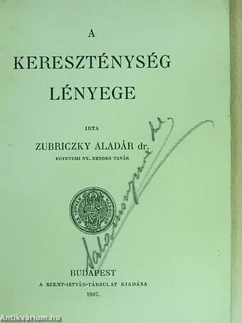 A Kereszténység Lényege