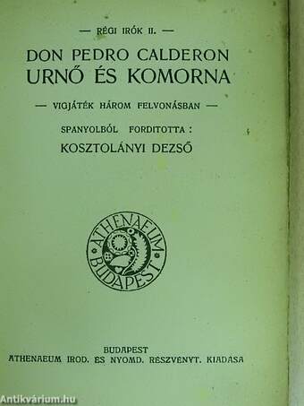 Urnő és komorna