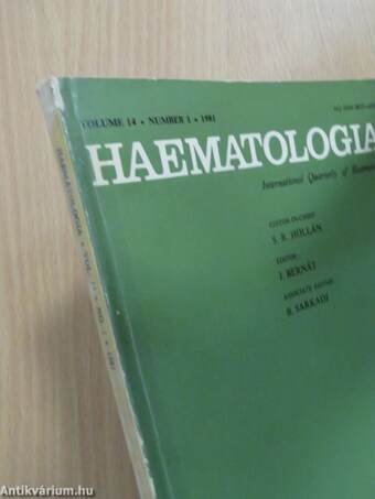 Haematologia 1/1981