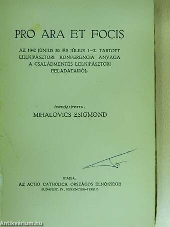 Pro Ara et Focis