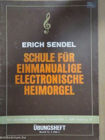 Schule für einmanualige elektronische heimorgel