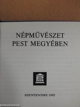 Népművészet Pest megyében (minikönyv)