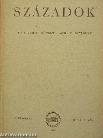 Századok 1956/1-2.