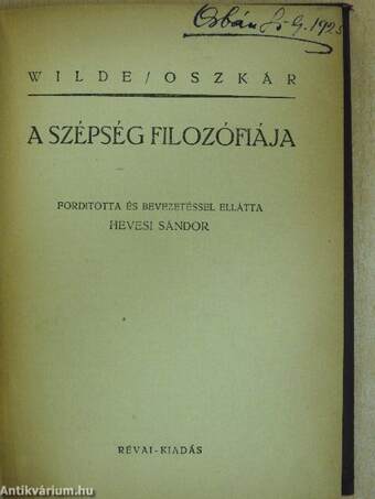 A szépség filozófiája