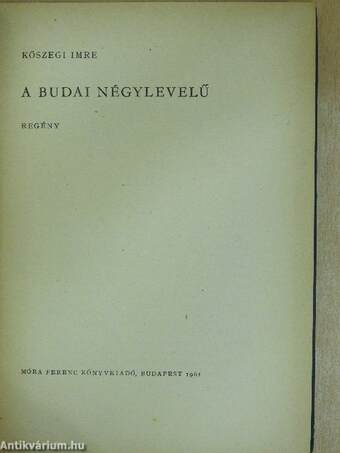 A budai négylevelű