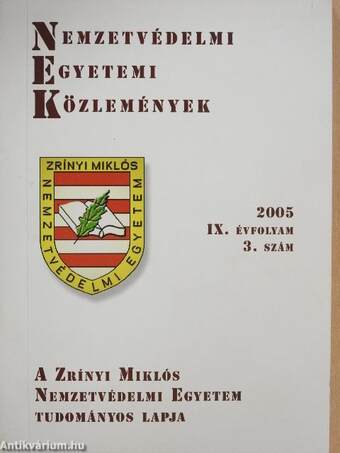 Nemzetvédelmi egyetemi közlemények 2005/3.