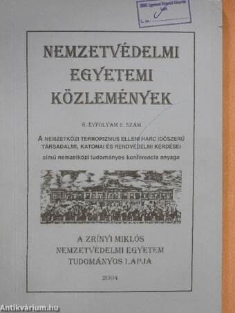 Nemzetvédelmi egyetemi közlemények 2004/2.