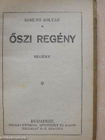 Őszi regény