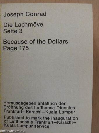 Die Lachmöve/Because of the Dollars (minikönyv)