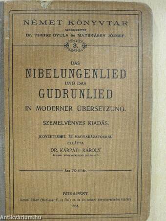 Das Nibelungenlied und das Gudrunlied (gótbetűs)