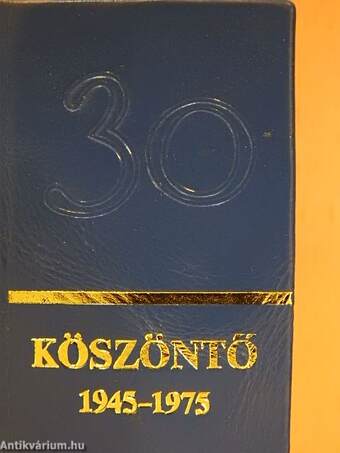 Köszöntő (minikönyv)