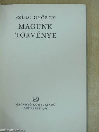 Magunk törvénye