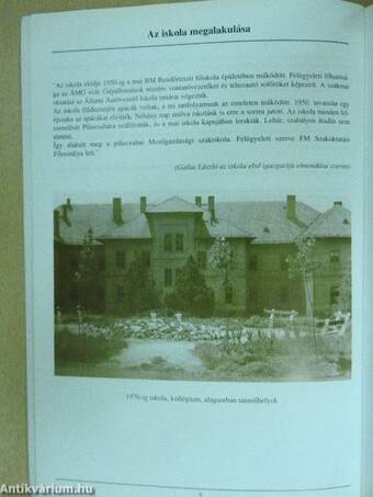 A Piliscsabai Mezőgazdasági Szakképzés jubileumi évkönyve 1950-2000