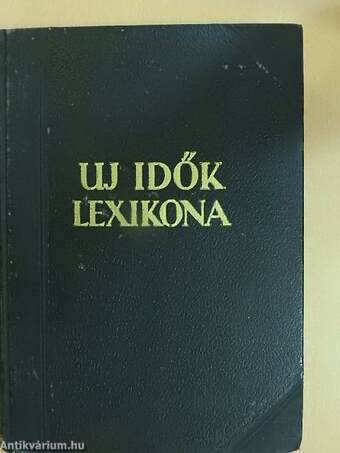 Uj idők lexikona 4. (töredék)