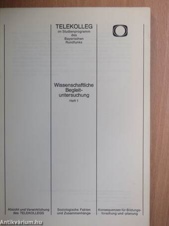 Wissenschaftliche Begleituntersuchung 1.