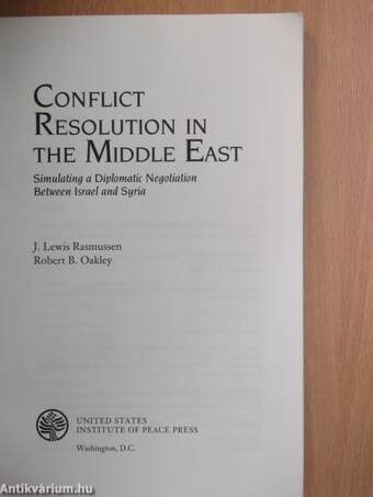 Conflict Resolution in the Middle East