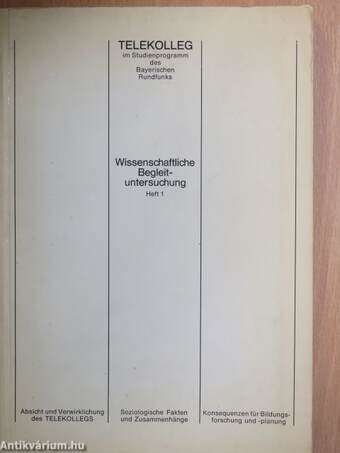 Wissenschaftliche Begleituntersuchung 1.