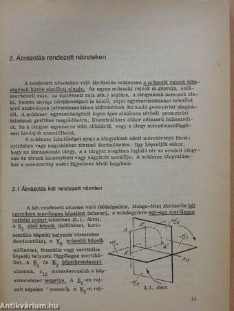 Ábrázoló geometria I.