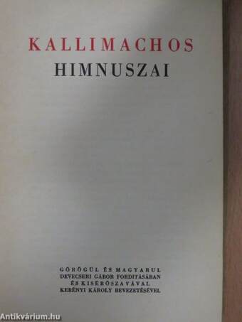 Kallimachos himnuszai