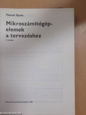 Mikroszámítógép-elemek a tervezéshez