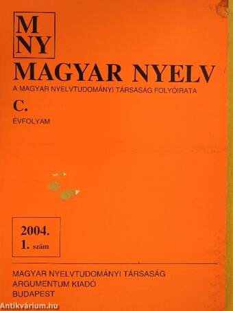 Magyar Nyelv 2004. március