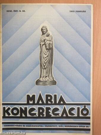 Mária Kongregáció 1933. február