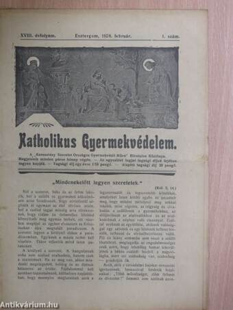 Katholikus gyermekvédelem 1928. február